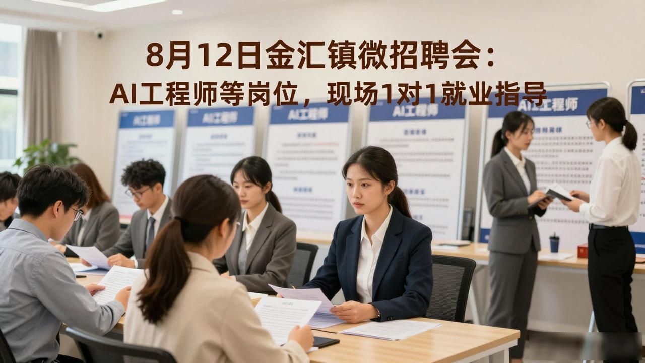 招聘会_金汇微招聘活动 15分钟就业服务圈 贤乐业祈贤服务站微招聘