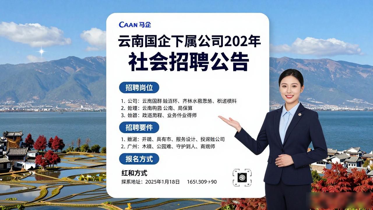 云投人力2026年招聘公告_招聘信息_云南人力资源开发有限责任公司社会招聘