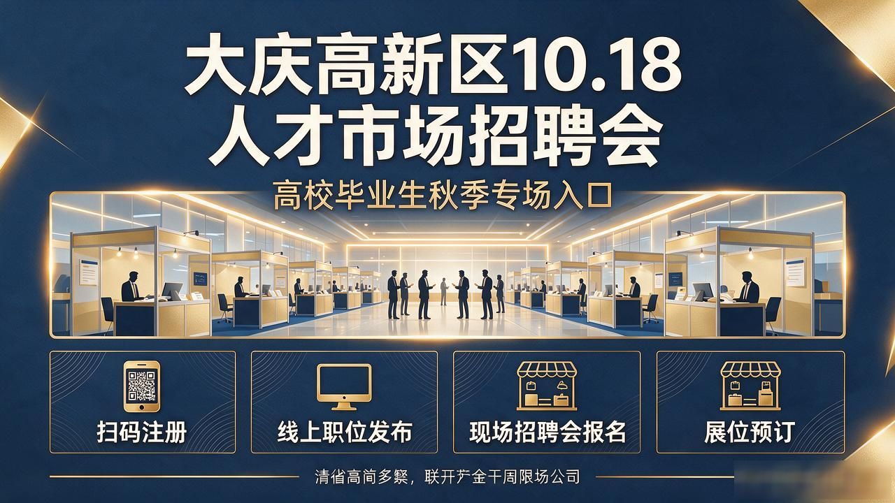 招聘会_大庆高新区人才市场招聘会_职引未来—2026年全国城市联合招聘高校毕业生秋季专场活动