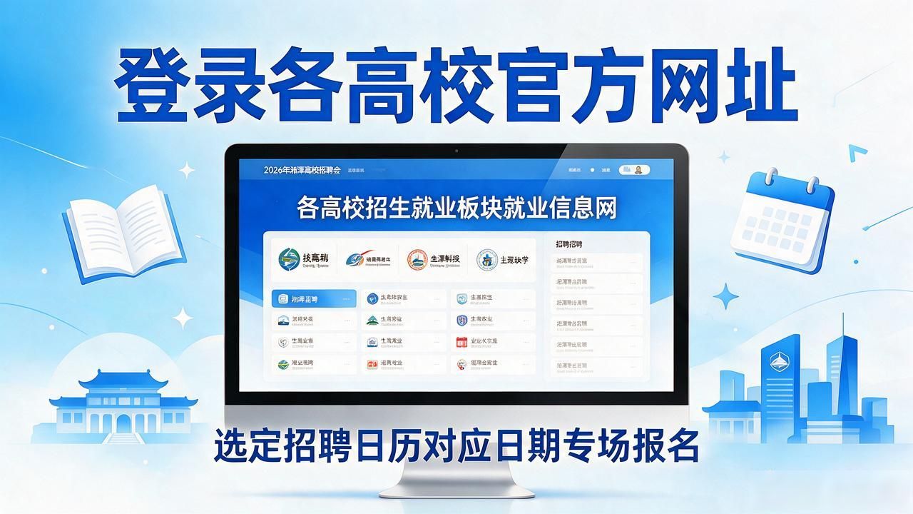 招聘会_2026年全国城市巡回招聘湘潭站_湘潭市高校毕业生专场招聘会