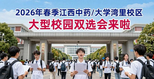 220余家优质用人单位招聘会_招聘会_江西中医药大学2026届毕业生校园双选会