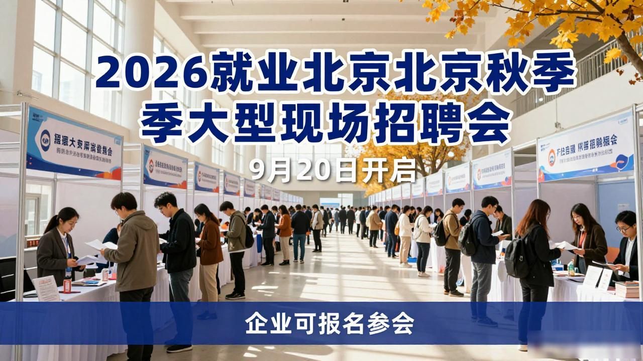招聘会_北京市2026年秋季大型现场招聘活动_国家会议中心秋季招聘会