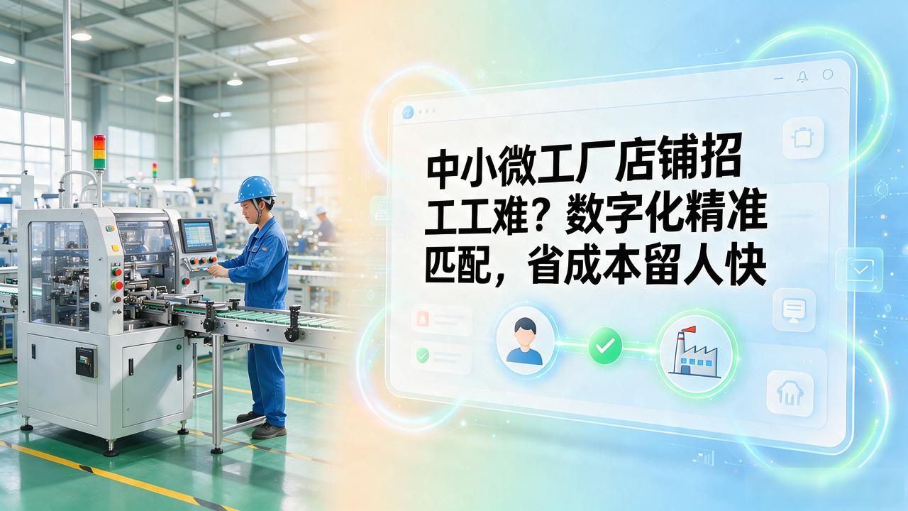 中小微企业招工难 数字化招聘平台 鱼泡直聘_招工