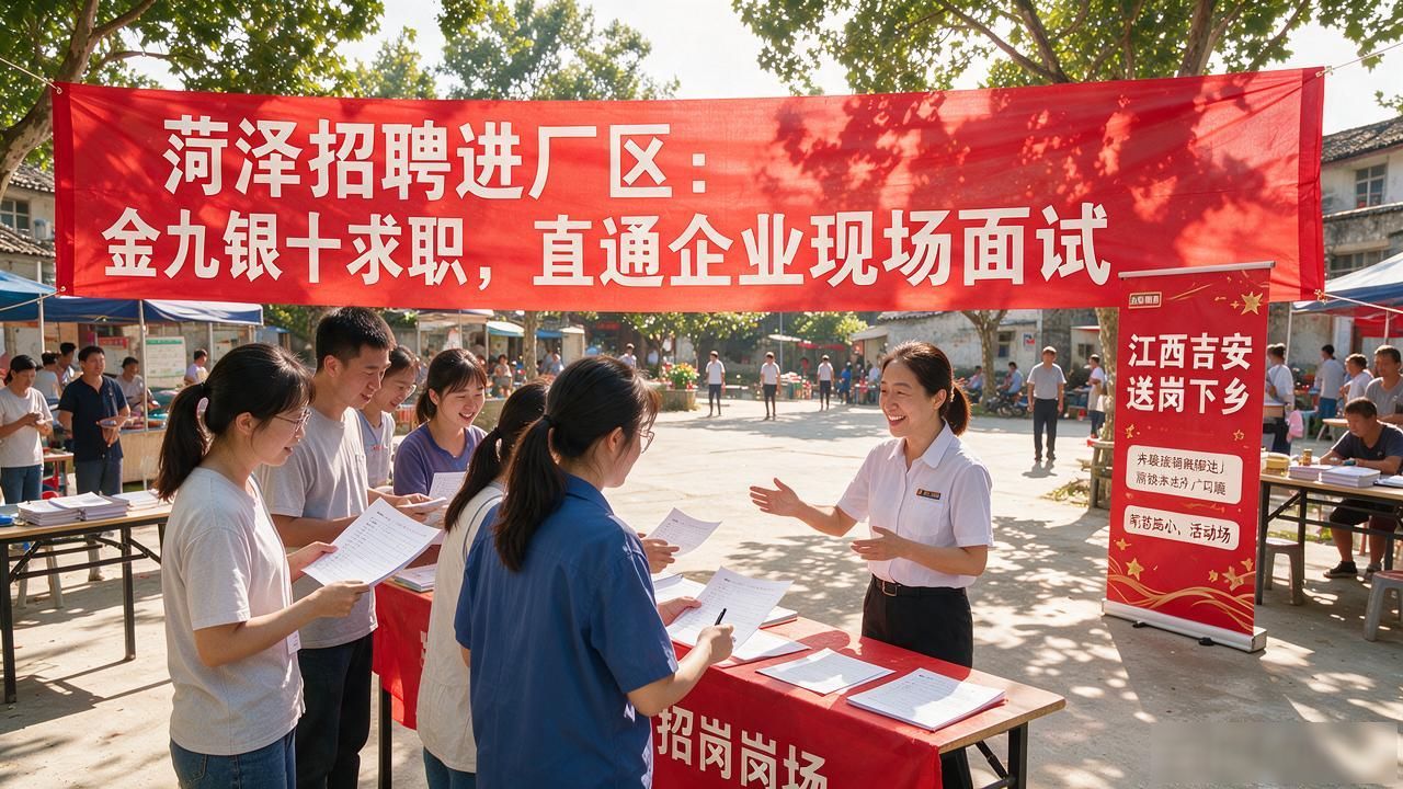 菏泽招聘会 送岗下乡 就近高质量就业_招聘会