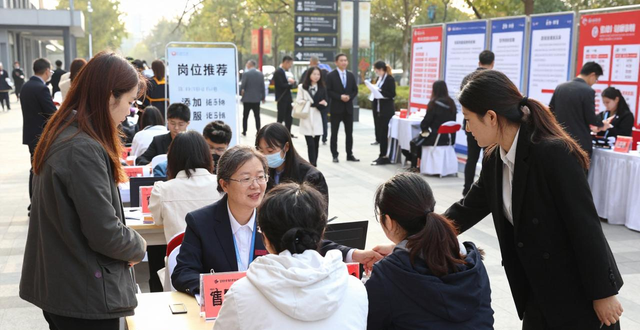 文成春风行动 就业援助招聘会 就近服务模式_招聘会