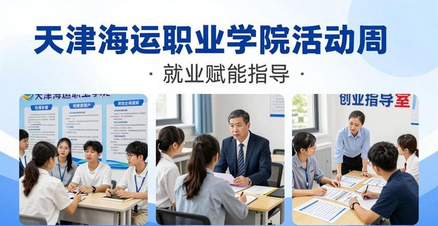 天津海运职业学院产教融合_就业公共服务进校园_招聘会
