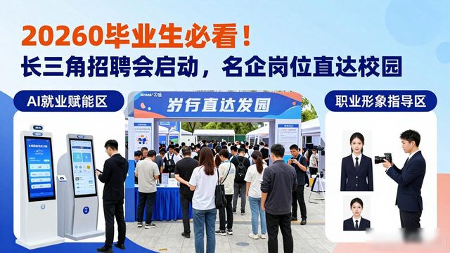 2026届高校毕业生就业百日冲刺行动 长三角专场招聘会 民企拓岗促就业_招聘会