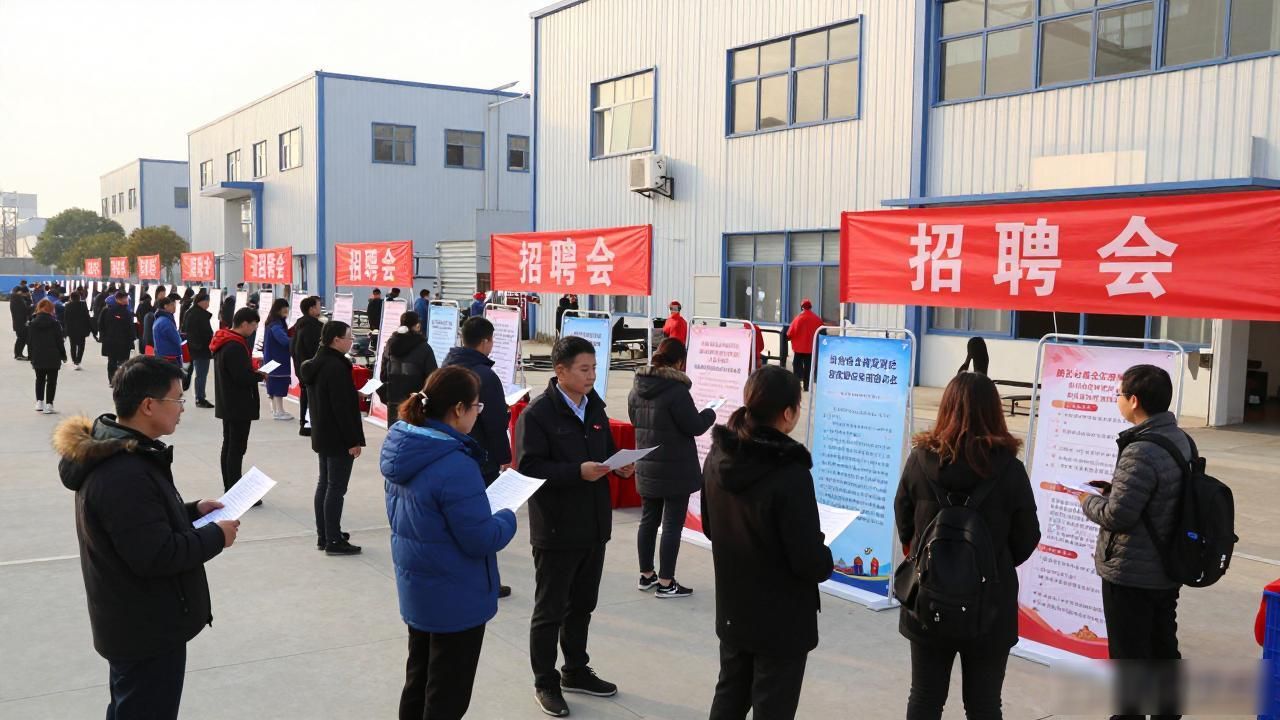 企业厂区招聘会_招聘会_菏泽招聘会