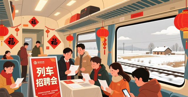 列车招聘会_招聘会_返乡求职
