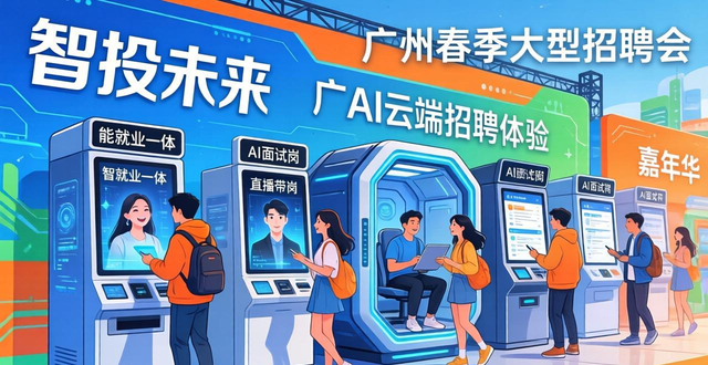 招聘会_百万英才汇南粤 2026年春季大型综合招聘会 广州广交会展馆D区
