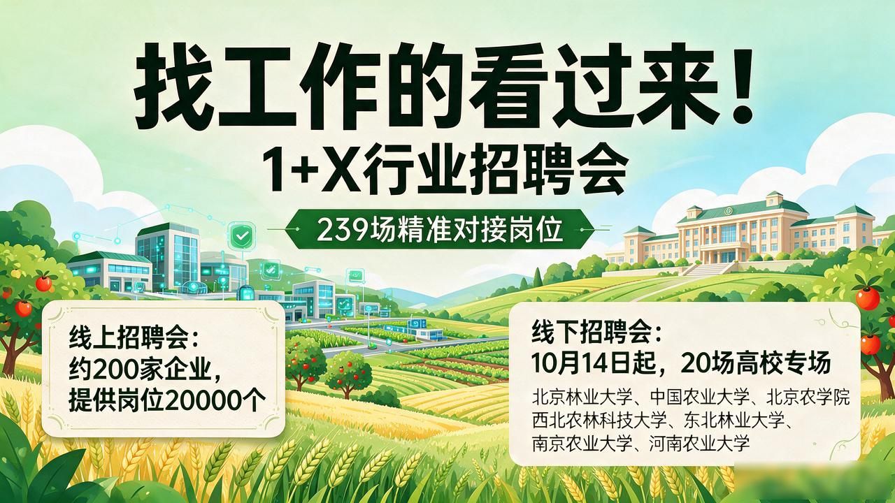 2026年秋季学期千行万业人才招聘会_招聘会_行业性招聘会覆盖高校及省份