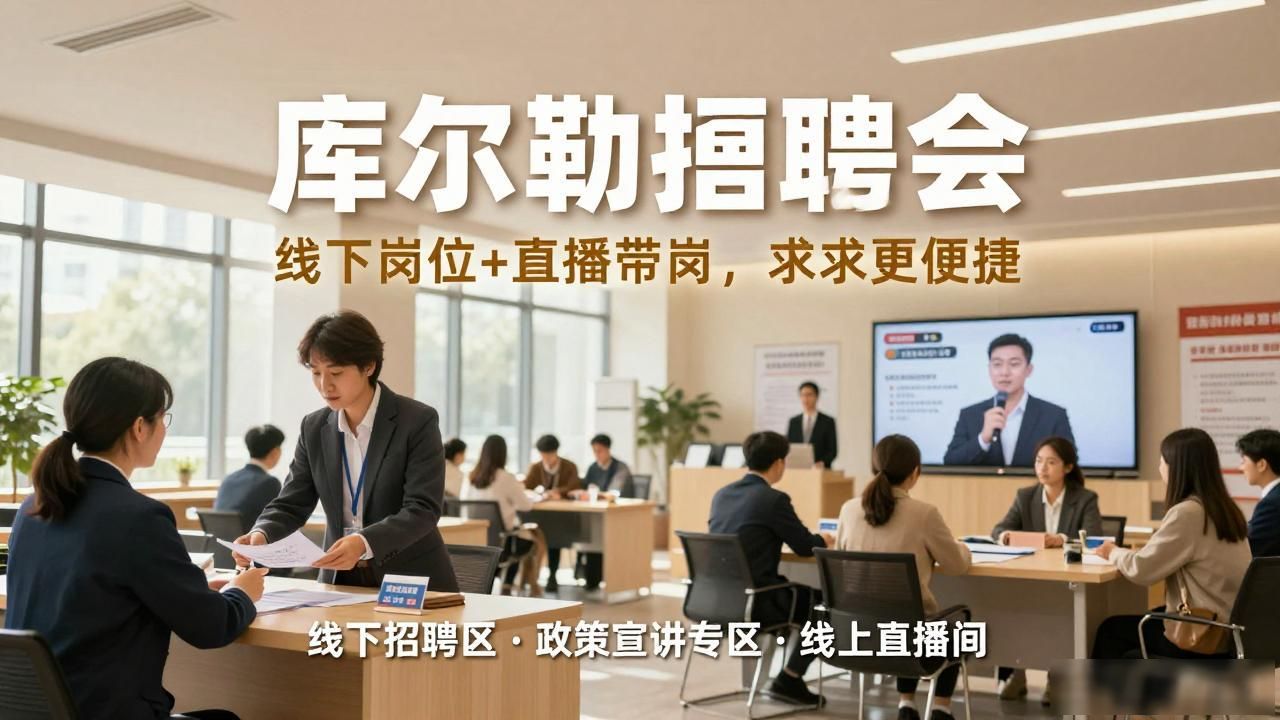 库尔勒市数字化就业服务_招聘会_库尔勒市2026年金秋招聘月专场招聘会
