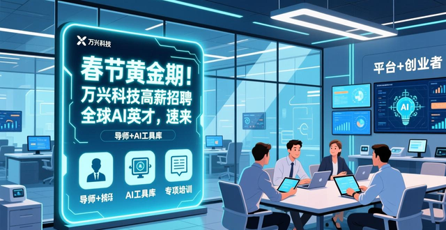 AI人才招聘_招聘_万兴科技春节招聘不打烊