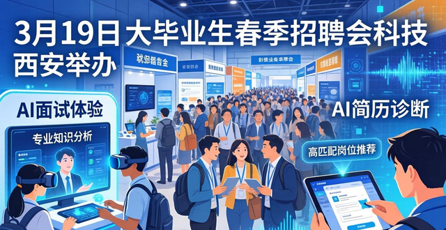 招聘会_陕西省宏志助航计划招聘会_AI面试体验区