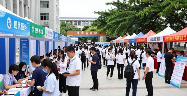 招聘会_昌江就业局长进校园招聘会 海南大学就业服务进校园活动 海南自贸港高校毕业生就业政策