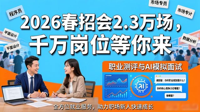 招聘会_高校毕业生就业服务_2026全国城市联合招聘高校毕业生春季专场活动