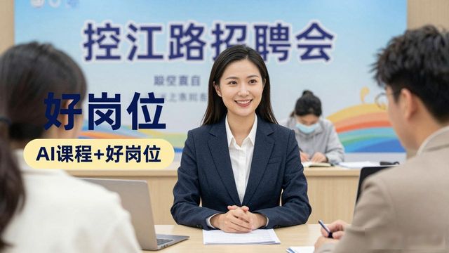 招聘会_人工智能知识公益课程_控江路街道招聘会