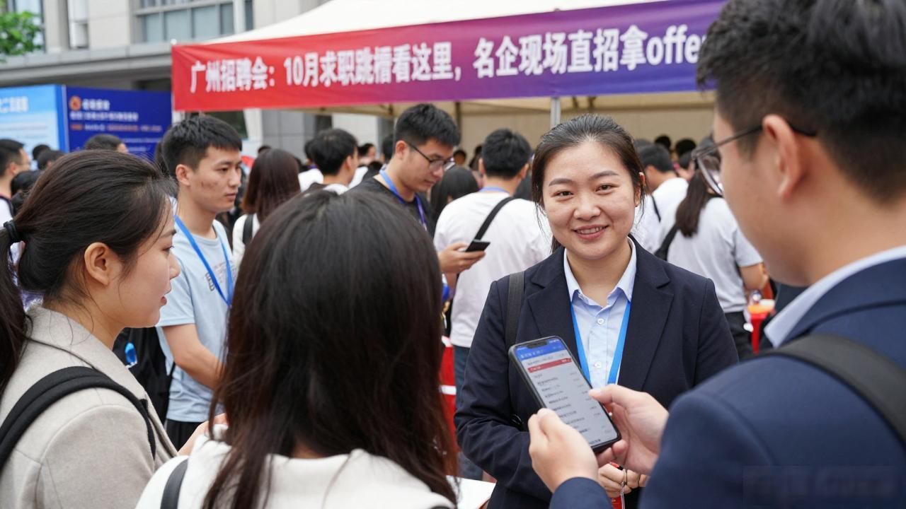 广州金秋招聘月专场招聘会_招聘会_广州好揾工招聘会