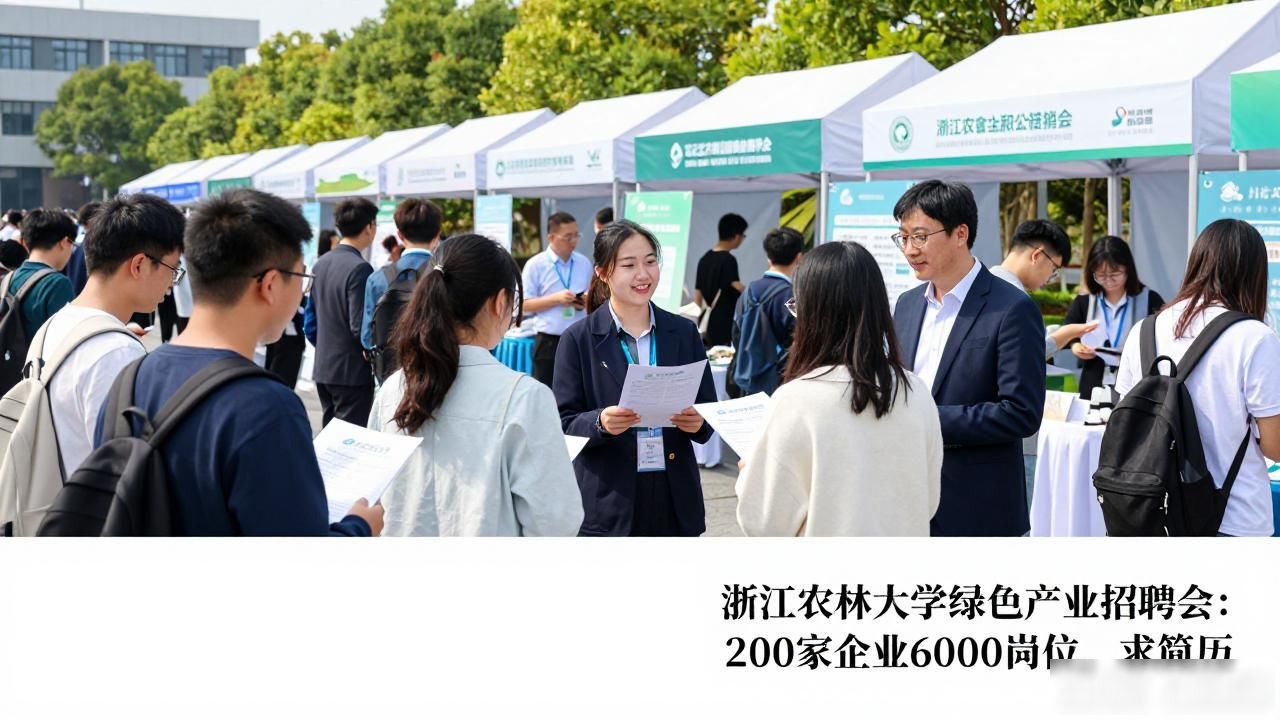 招聘会_浙江农林大学2027届毕业生招聘会_绿色产业专场招聘会