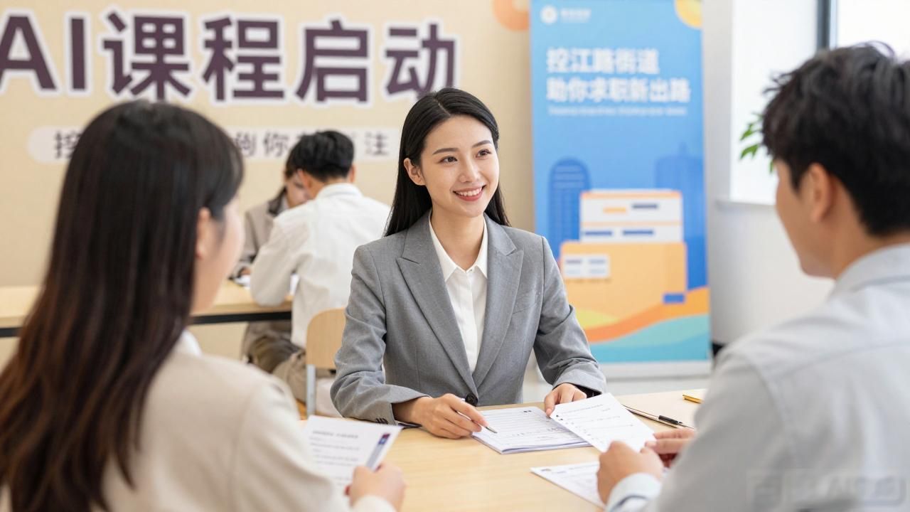 人工智能知识公益课程_招聘会_控江路街道招聘会