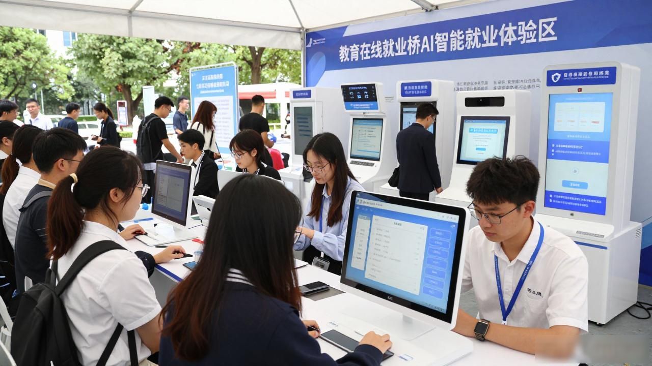 招聘会_江西工商职业技术学院 民办高职院校联盟专场招聘会 人工智能面试