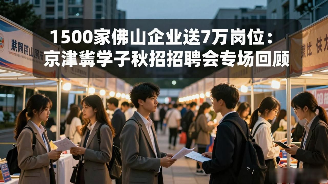 佛山秋季招聘会_百万英才汇南粤招聘会_招聘会