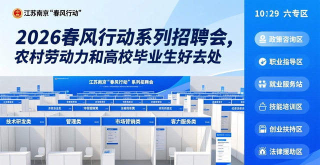 2026年春风行动 农村劳动力 就业援助季_招聘会