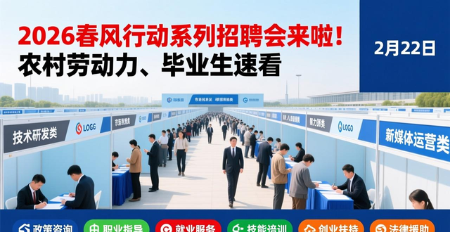 2026年春风行动 农村劳动力 就业援助季_招聘会