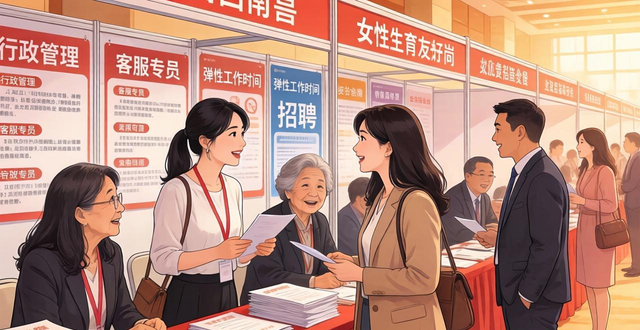 女性专场招聘会_巾帼就业创业促进行动_招聘会