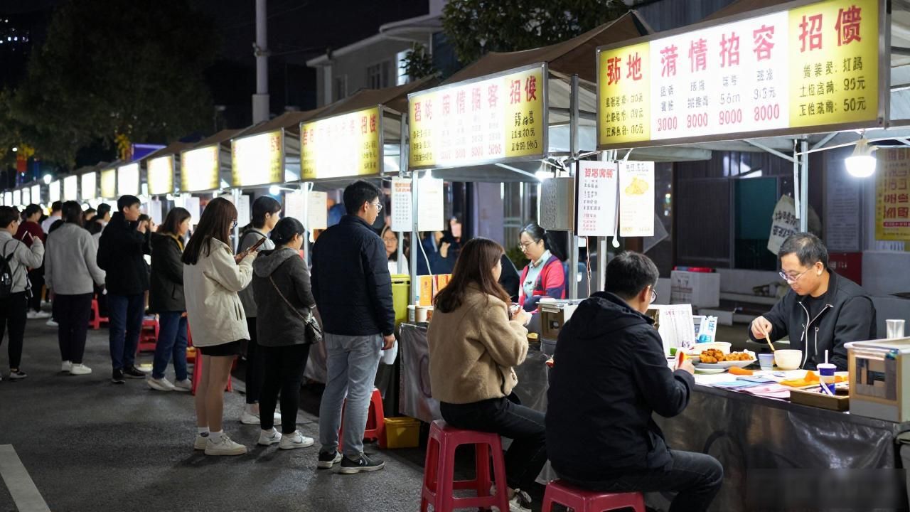 长寿区夜市招聘会_招聘会_工程师医护人员会计行政文职岗位