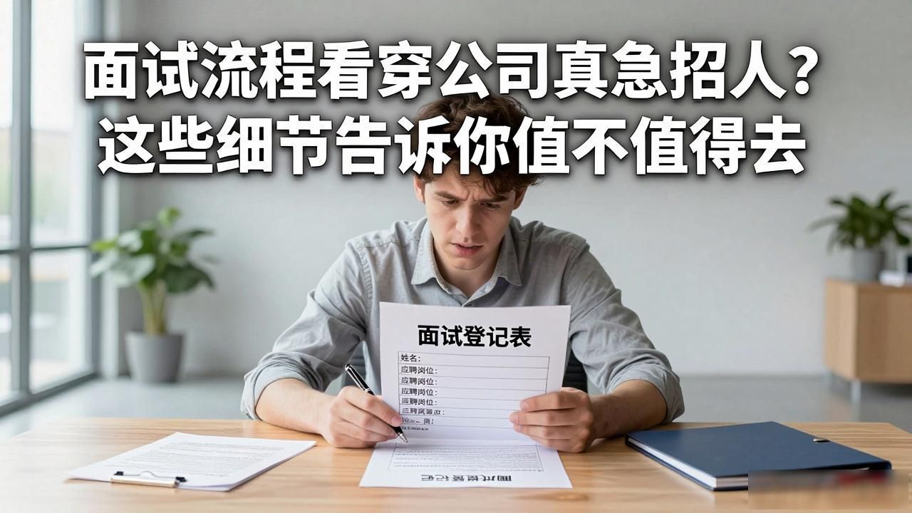 招人_如何通过面试流程判断公司是否急着招人_面试氛围判断公司真实情况