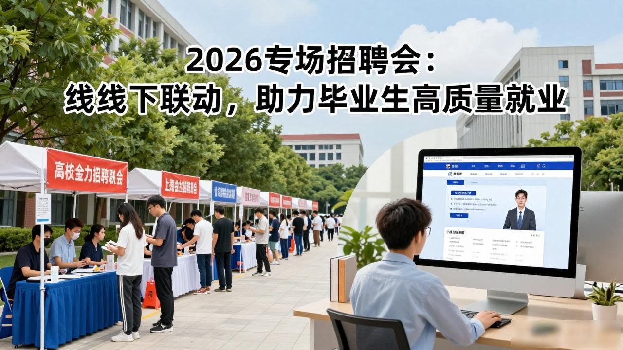 高校毕业生招聘会_优岗护航逐梦前行_招聘会