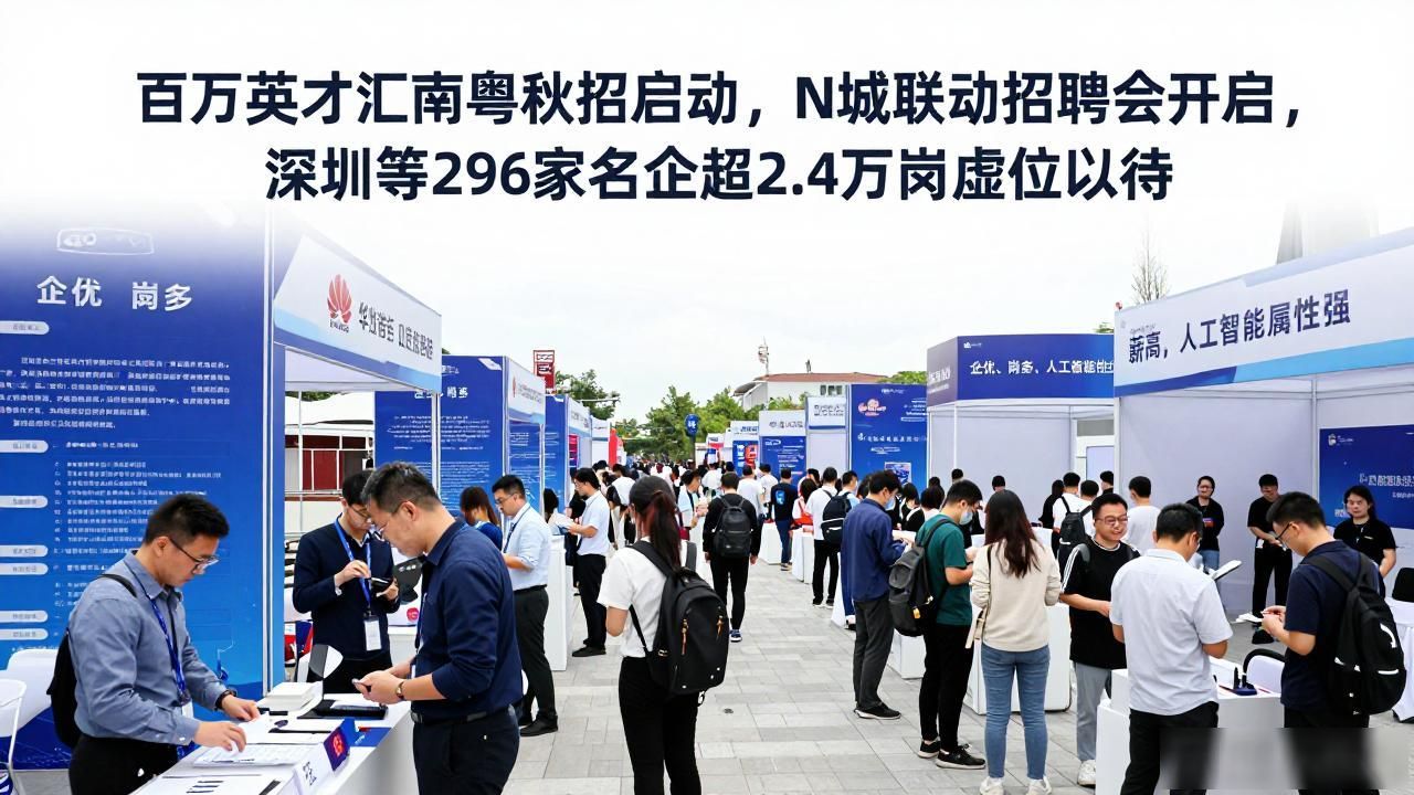 百万英才汇南粤 2026年N城联动秋季招聘活动 武汉大学卓尔体育馆_招聘会