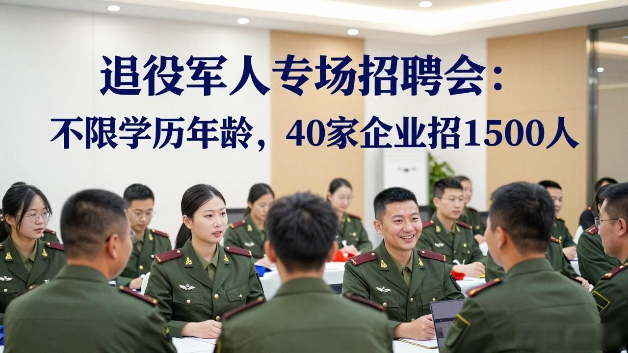 招聘会_退役军人就业服务专场直播招聘会_戎耀新程 就业护航 2026年度