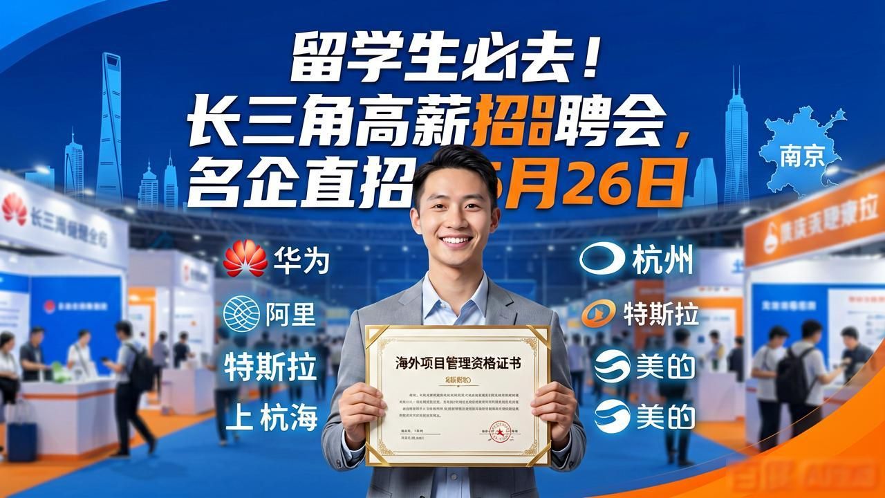 长三角青年职业发展机遇_招聘会_归国留学生上海招聘会