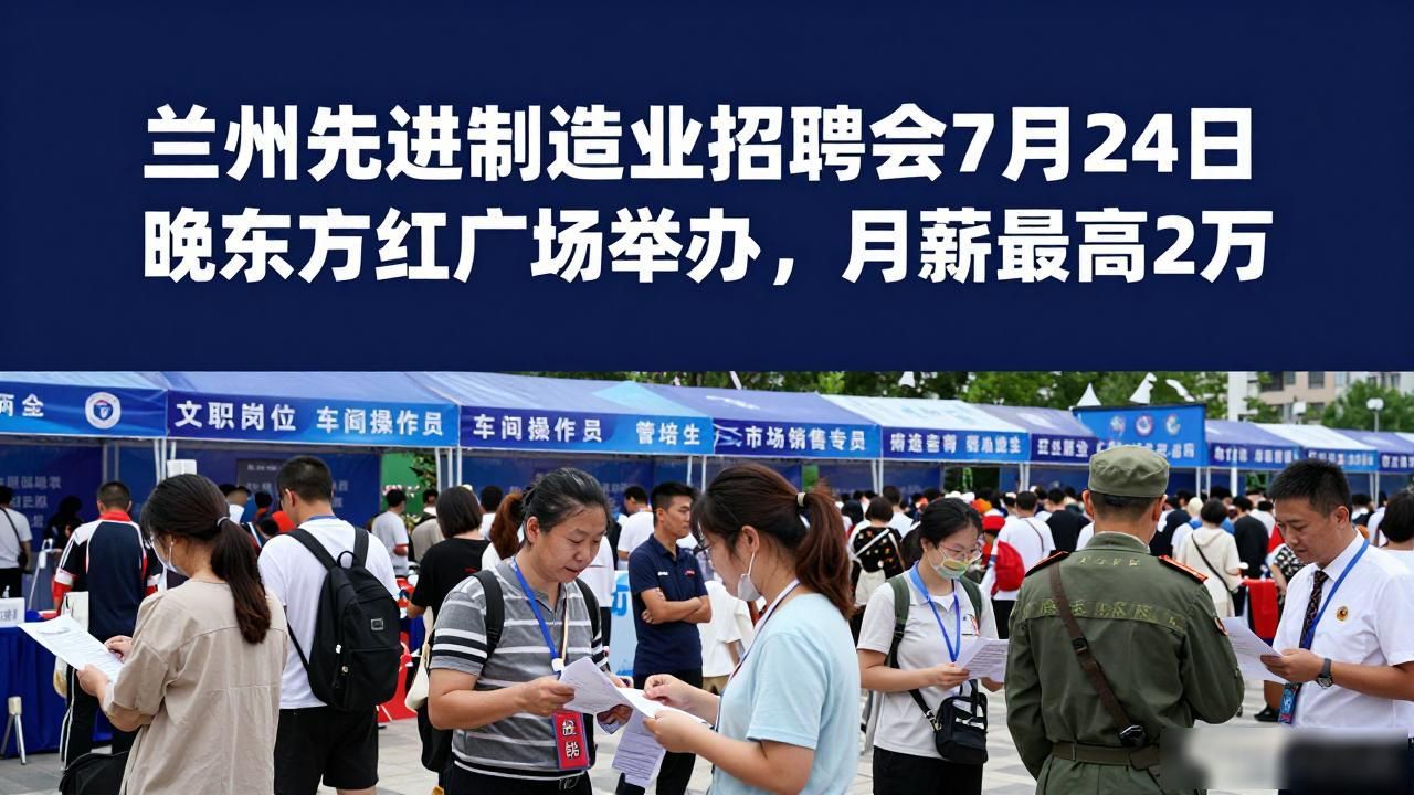 兰州市先进制造业专场招聘会_智造强基技创金城招聘会_招聘会