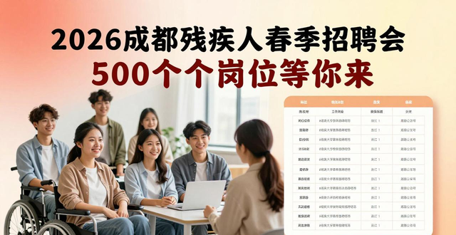 就“在成都”_招聘会_“职”等你来残疾人招聘会