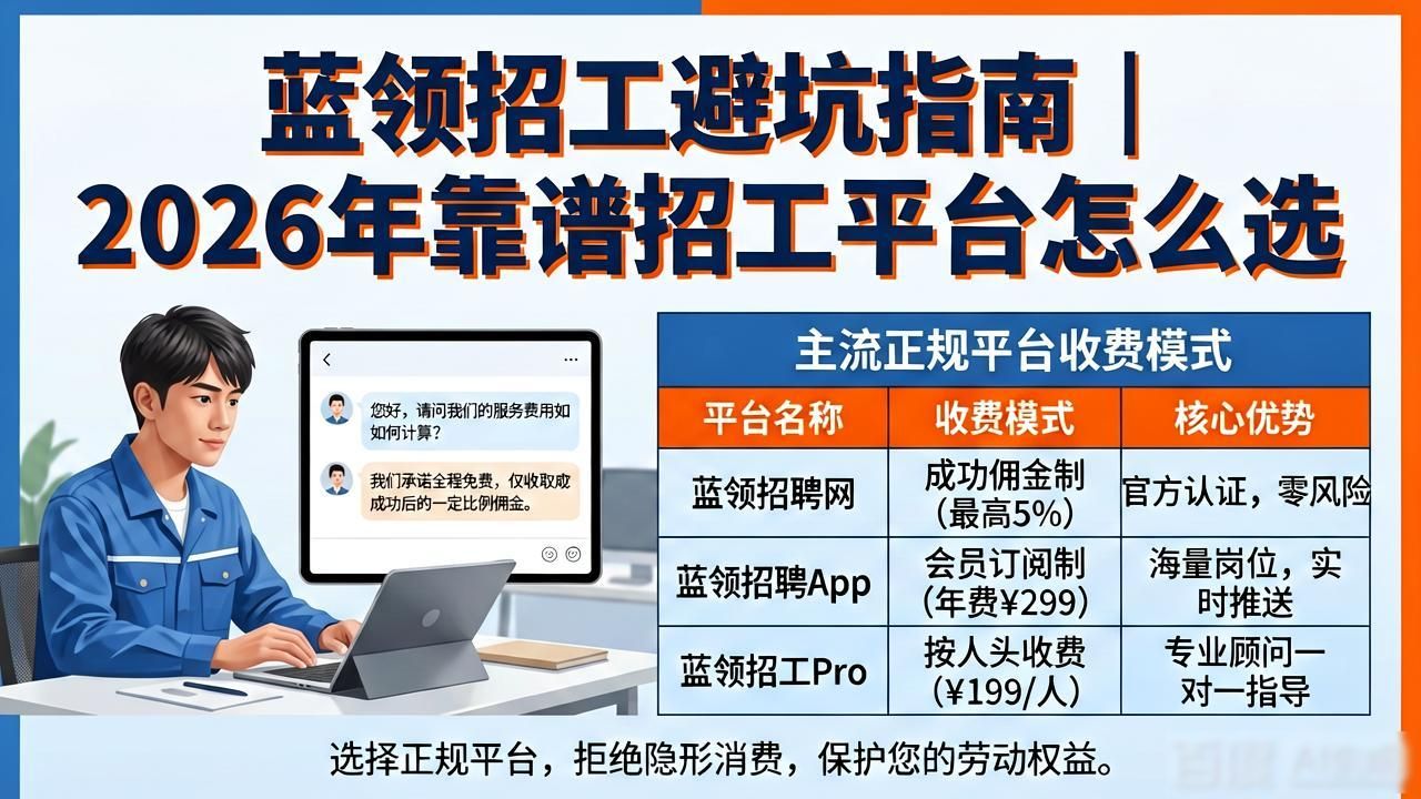 蓝领招聘平台选购指南_正规招工平台特点_招工