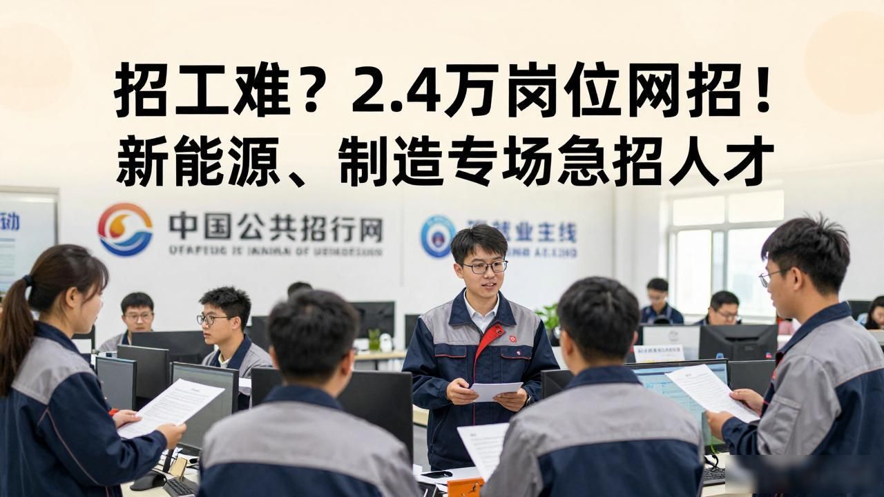 招工_制造行业专场招聘_新能源行业专场招聘