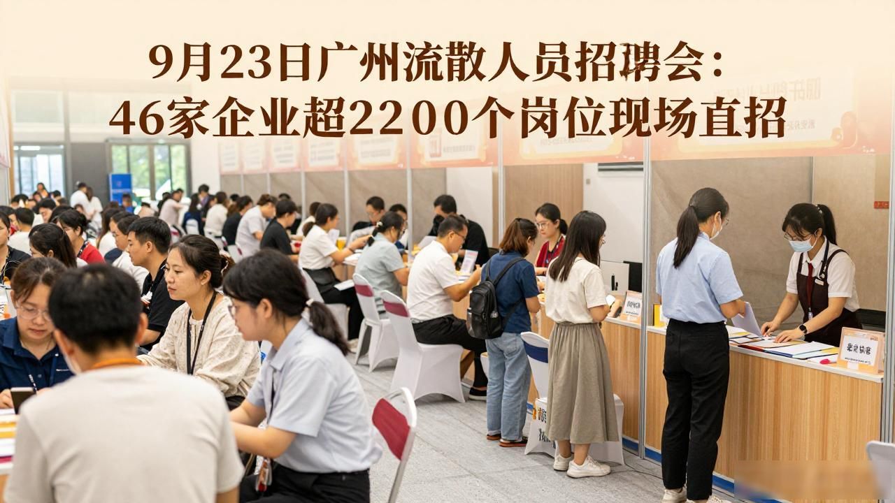广州好揾工 流散人员 就业帮扶专场招聘会_招聘会