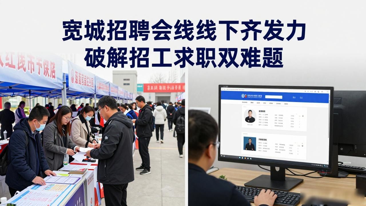 线上线下融合招聘模式_招聘会_宽城区人社局招聘会