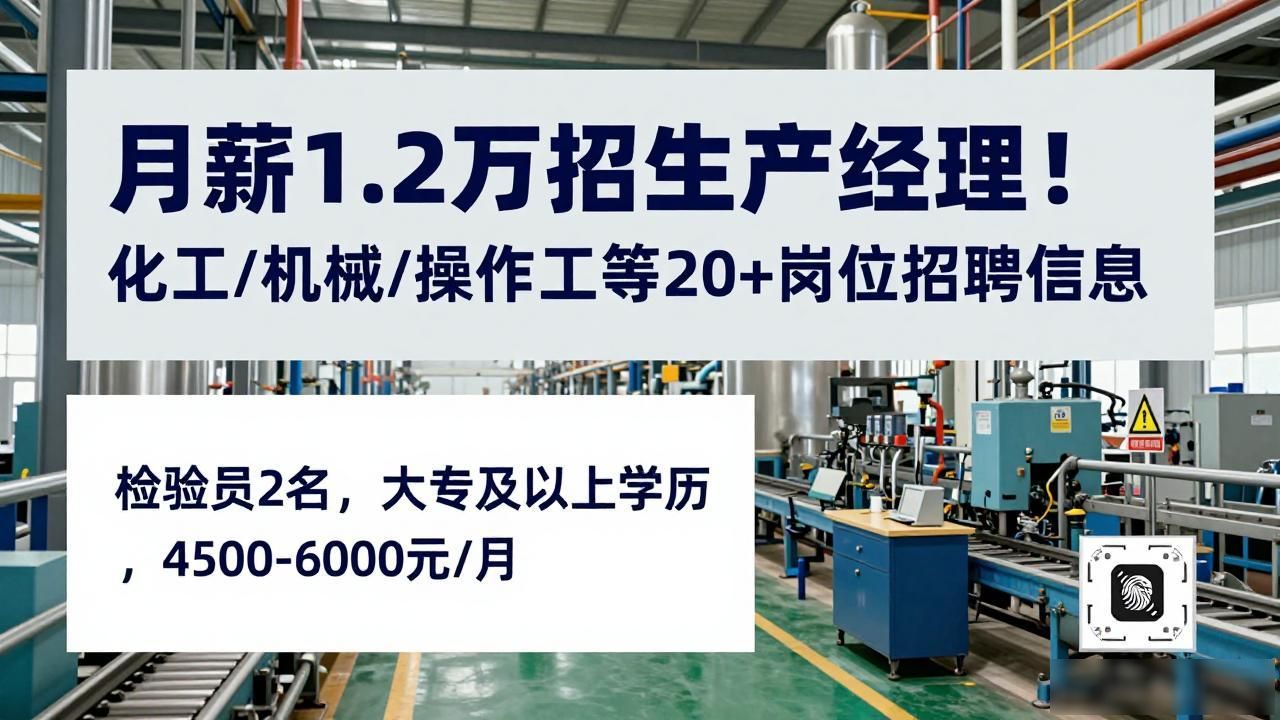 生产经理招聘信息_设备维修主管招聘信息_招聘信息