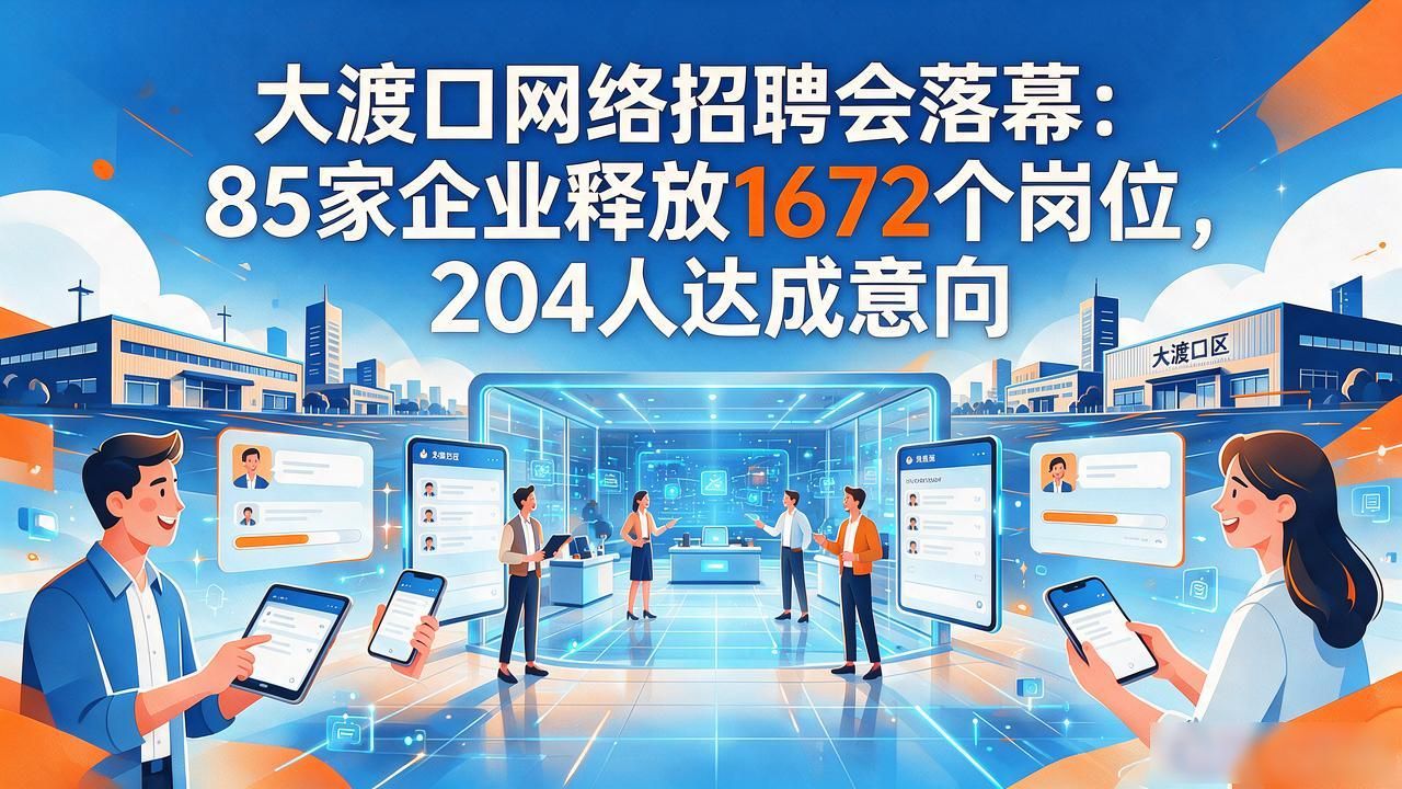 大渡口区百日千万招聘专项行动 民营企业服务月 网络招聘会_招聘会