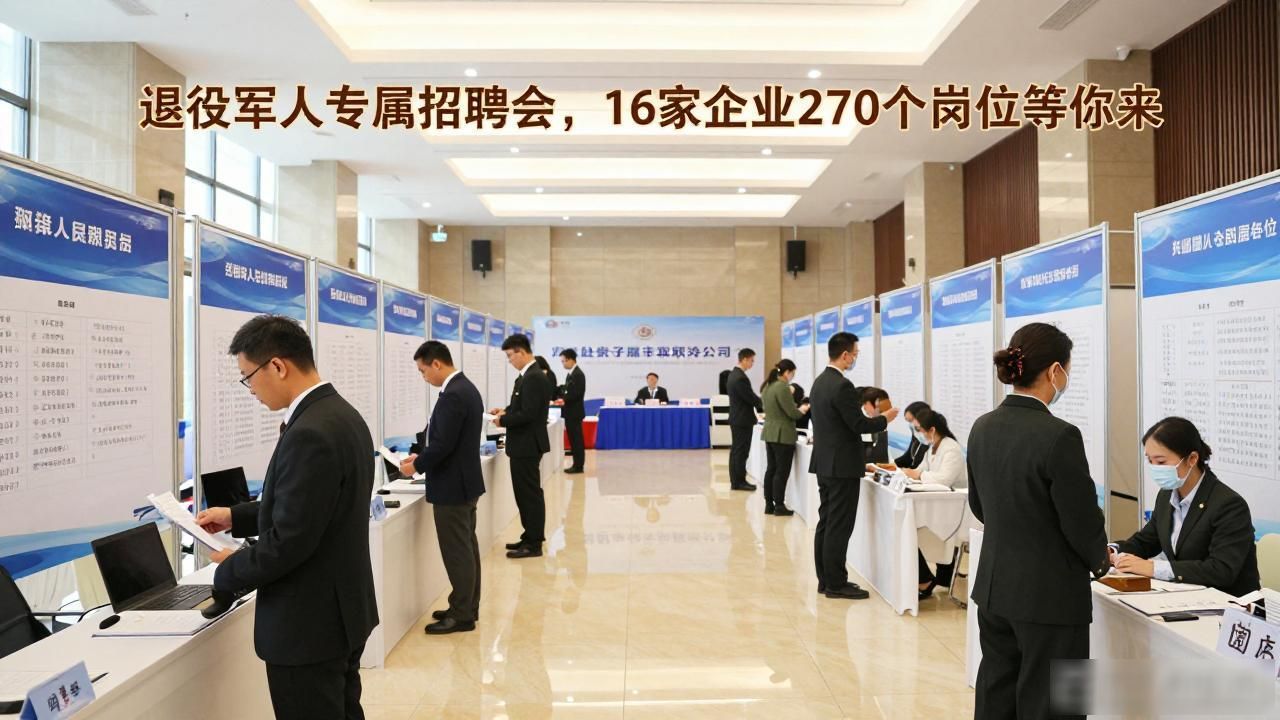 退役军人专场招聘会_招聘会_15分钟就业服务圈