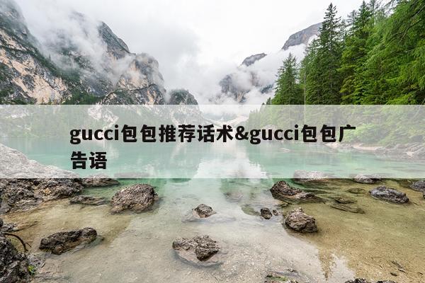 gucci包包推荐话术&gucci包包广告语