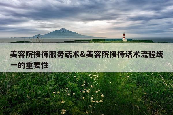 美容院接待服务话术&美容院接待话术流程统一的重要性