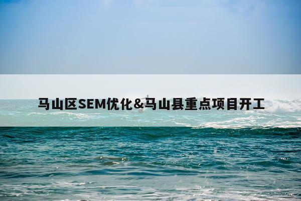 马山区SEM优化&马山县重点项目开工
