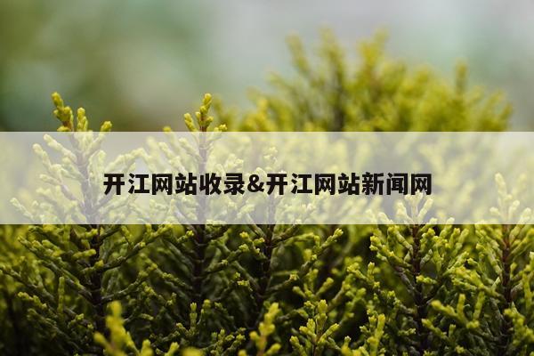 开江网站收录&开江网站新闻网