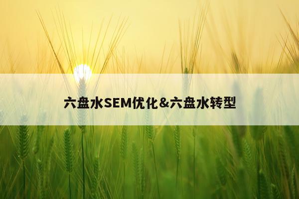 六盘水SEM优化&六盘水转型