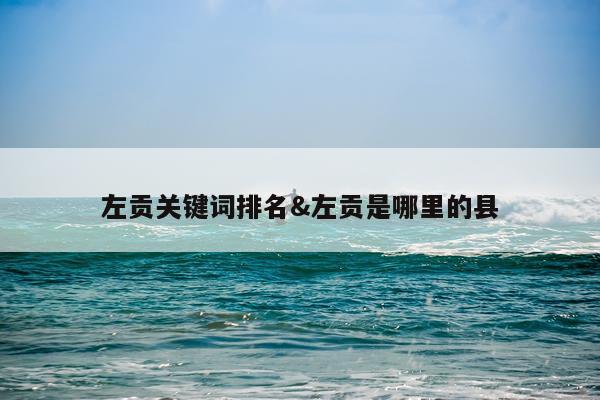 左贡关键词排名&左贡是哪里的县